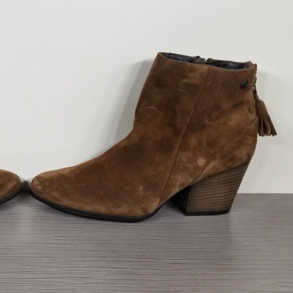 Paul Green Jada Water Resistant Bootie, Brown Suede, Womens Size 7.5 M - Picture 8 of 12